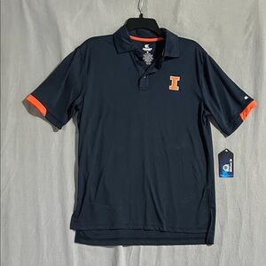 Colosseum University of Illinois Men's Navy Polo Shirt - Small
